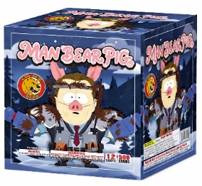 MAN BEAR PIG