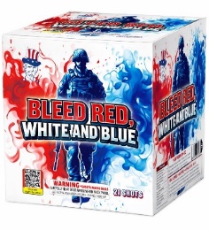 BLEED RED, WHITE & BLUE